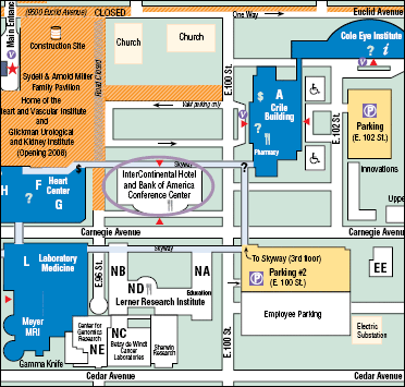 Cleveland Clinic Campus map
